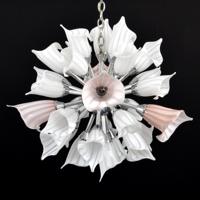 Murano Glass FLORIFORM Chandelier - Sold for $1,125 on 05-06-2017 (Lot 353).jpg